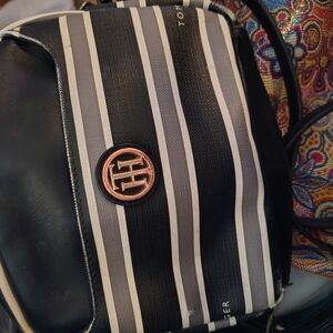 Tommy Hilfiger Black and Gray Men's Bag